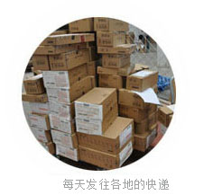 每天发往各地的快递